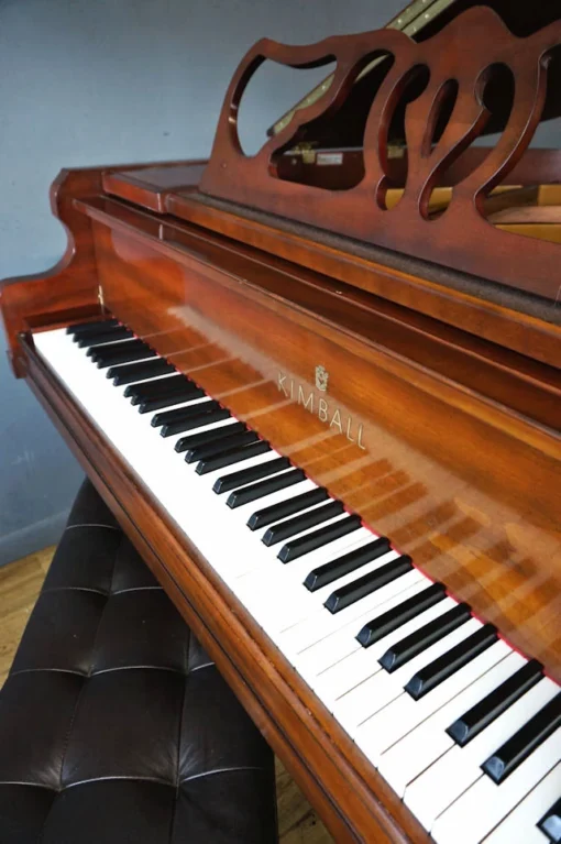 Kimball Baby Grand Piano Viennese Classic Louis XV American Walnut - Image 5