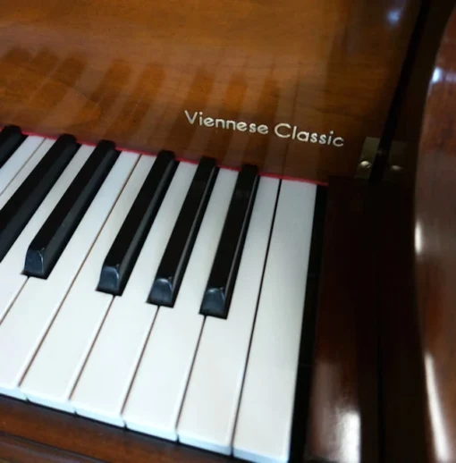Kimball Baby Grand Piano Viennese Classic Louis XV American Walnut - Image 6