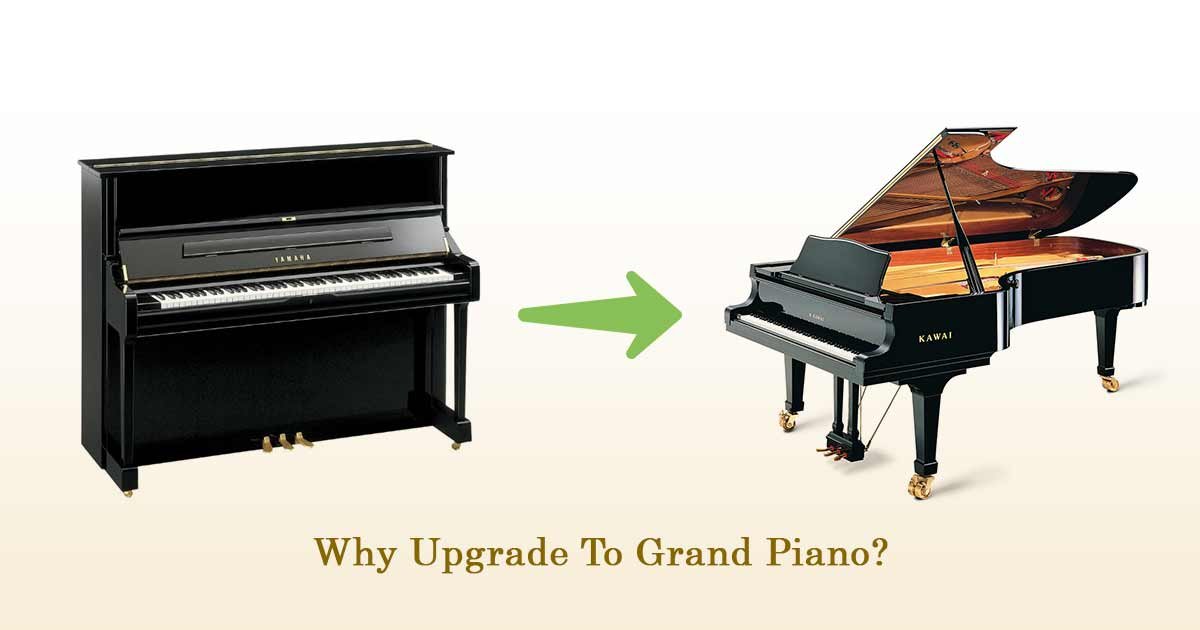 upright piano to a grand piano 1