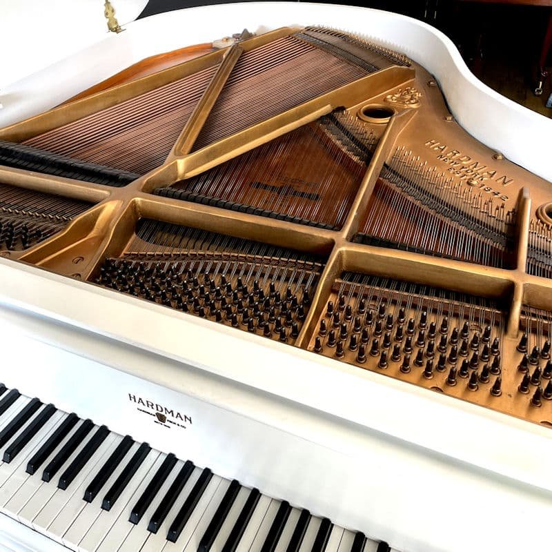 White Baby Grand Piano | Hardman Louis XV Art-Case Designer 3 White Baby Grand Piano | Hardman Louis XV Art-Case Designer - Image 3