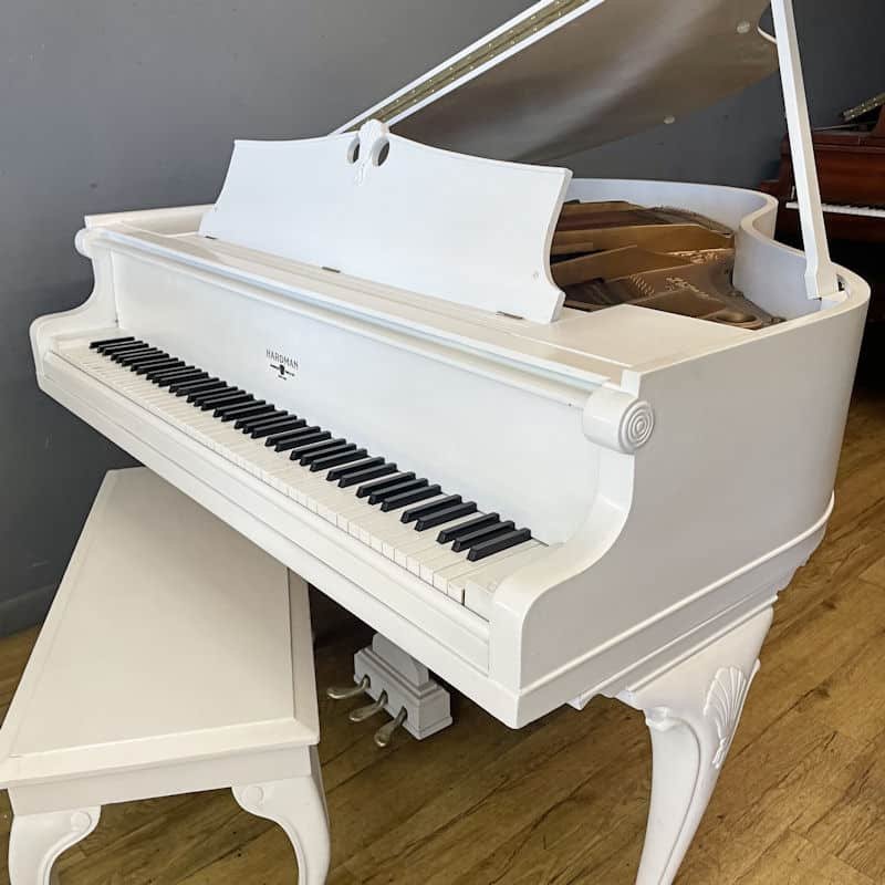 White Baby Grand Piano | Hardman Louis XV Art-Case Designer 2 White Baby Grand Piano | Hardman Louis XV Art-Case Designer - Image 2