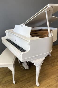 White Baby Grand Piano | Hardman Louis XV Art-Case Designer 13 White Baby Grand Piano Louis XV