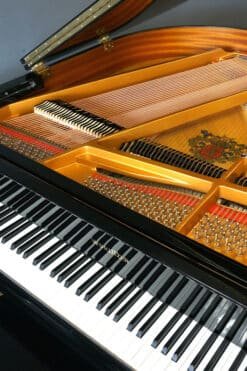 Wurlitzer Petite Baby Grand Piano C143 Polished Black 11 C143 Harp